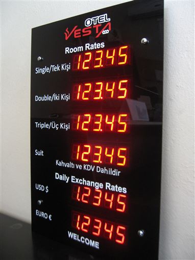 Ledli Oda Fiyat – Kur Panoları