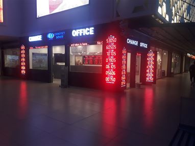 Dış Ortam Cephe Giydirmeli Döviz Panosu