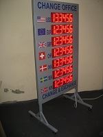 Ledli Ayaklı Döviz Kur Panoları